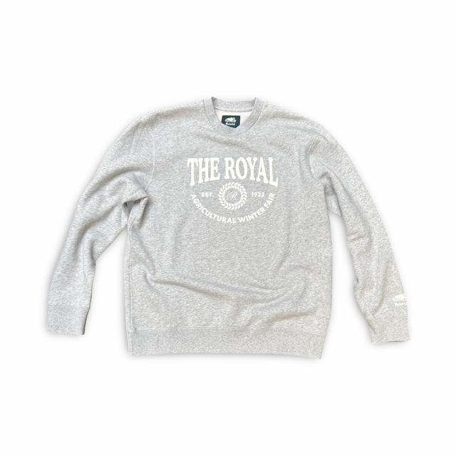 Roots X The Royal Crewneck Fleece Athletic Grey