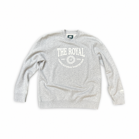 Roots X The Royal Crewneck Fleece Athletic Grey