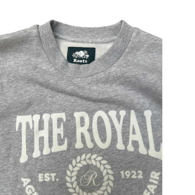 Roots X The Royal Crewneck Fleece Athletic Grey
