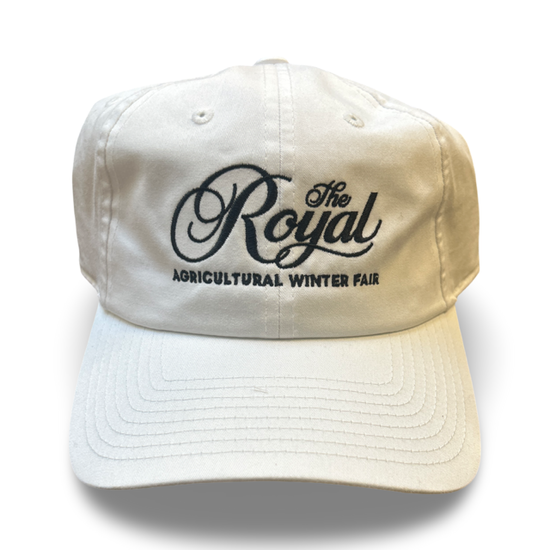 The Royal Core Dad Hat White
