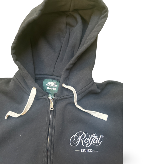 Roots X The Royal Full Zip Kanga Hoodie Black