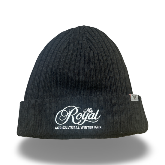 The Royal Merino Wool Beanie Black
