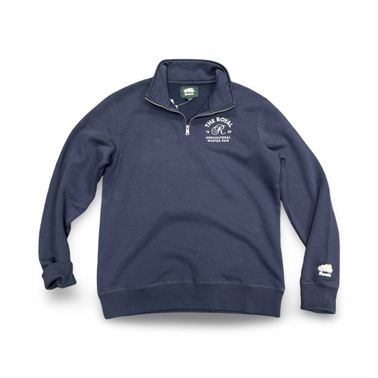 Roots X The Royal Stein 1/2 Zip Navy