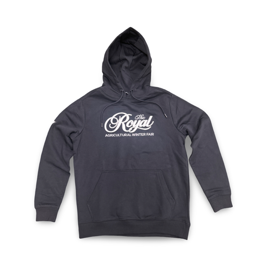 The Royal Felt Hoodie Black