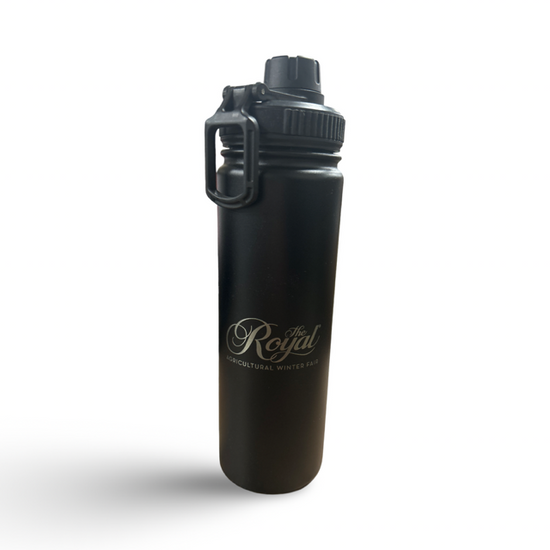 The Royal 21OZ Wide Mouth Bottle Black
