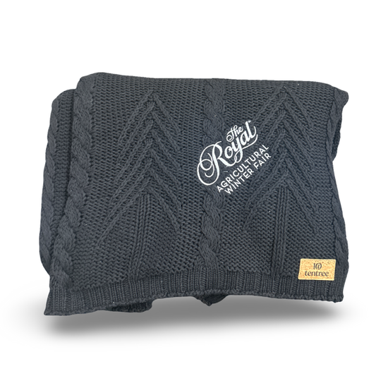 The Royal Ten Tree Organic Cotton Cable Blanket