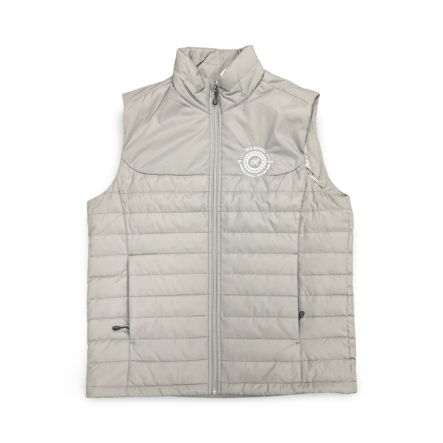 Elevation Full Zip Mens Puffer Vest Slate Varsity