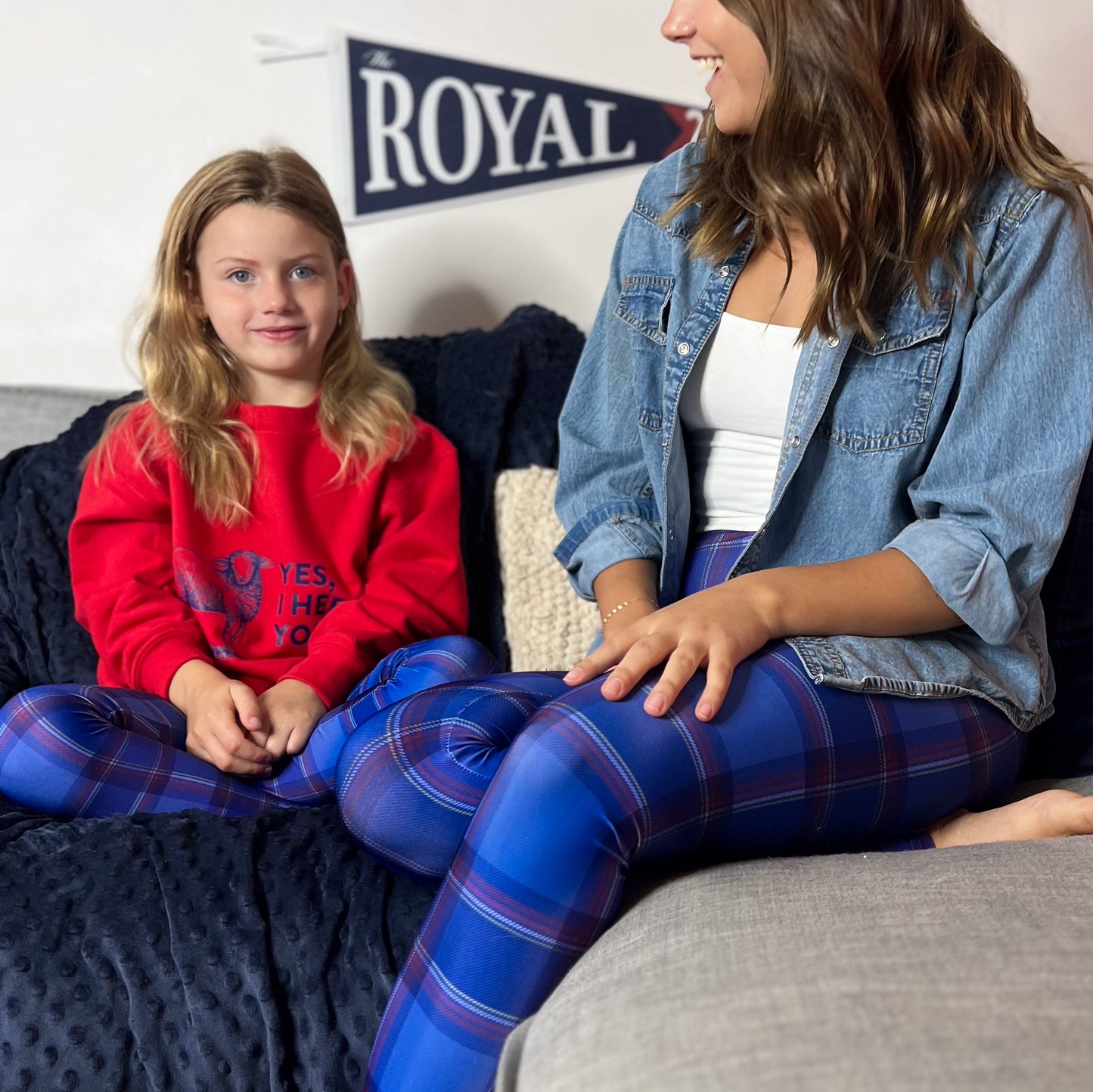 Royal Womens Tartan Performance Leggings