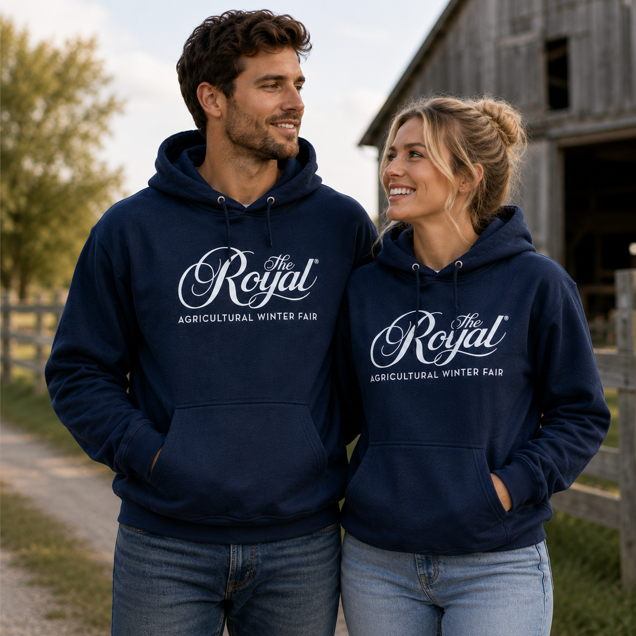 Unisex Hoodie Navy Core