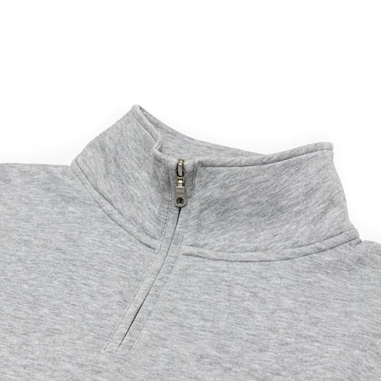 Unisex 1/4 Zip Sweatshirt Sport Grey Alpaca Collection