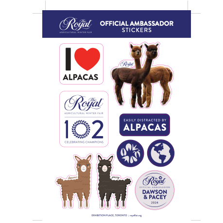 Alpaca Sticker Sheet