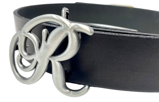 Royal R Belt Buckle with Interchangeable Leather Belt