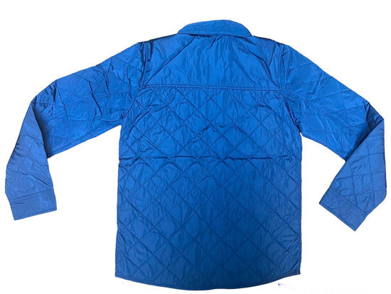 Royal Quilted Nylon Jacket- Navy- Men's