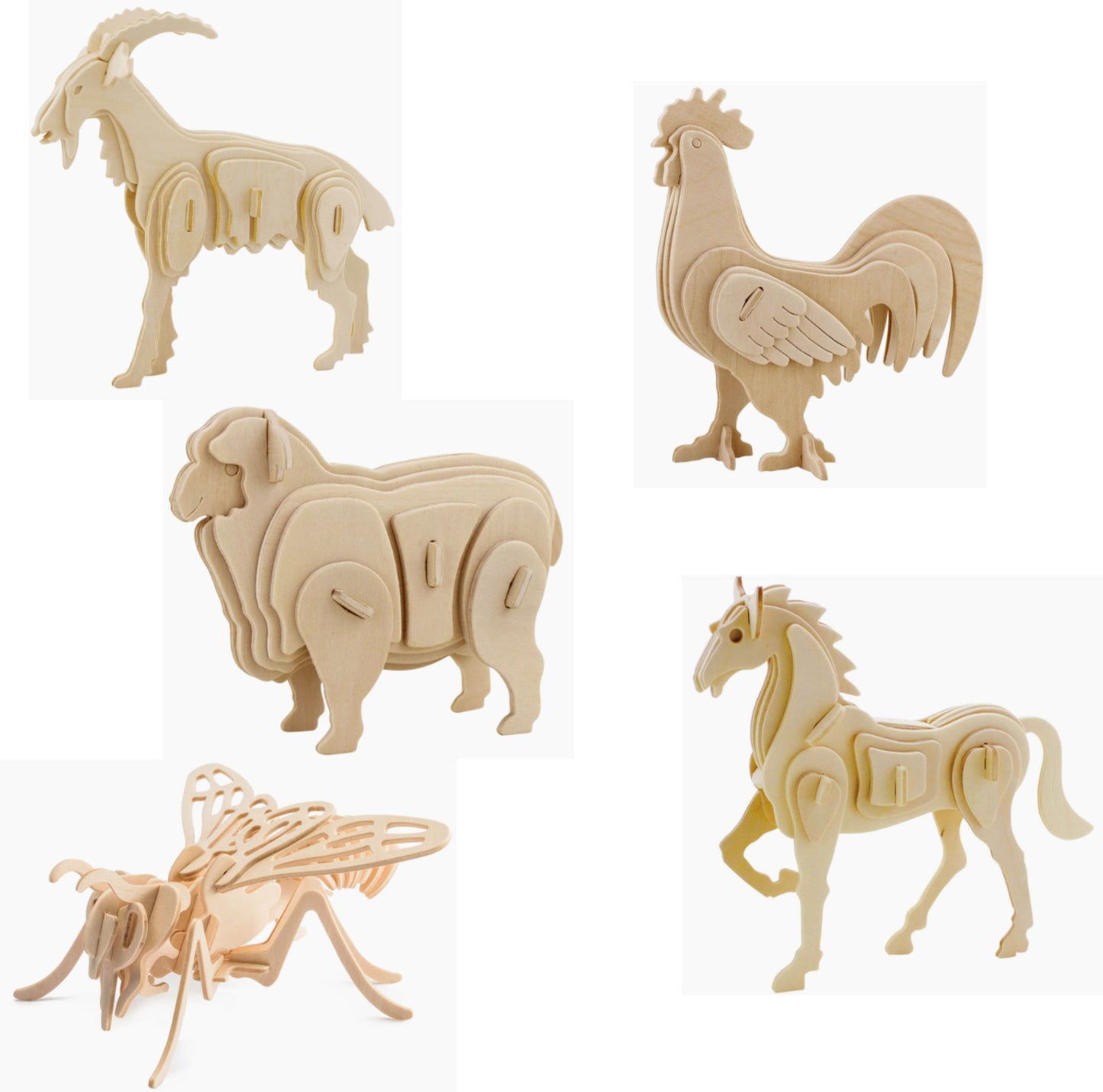 Do-it-yourself 3D Animal Puzzle